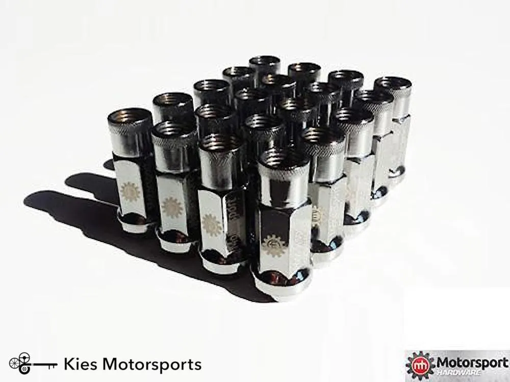 Motorsport Hardware 5-Lug (12 x 1.5 Thread) 44mm Silver Stud Kit (BMW E Series)