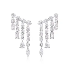 Multishape Cascade Statement Earrings