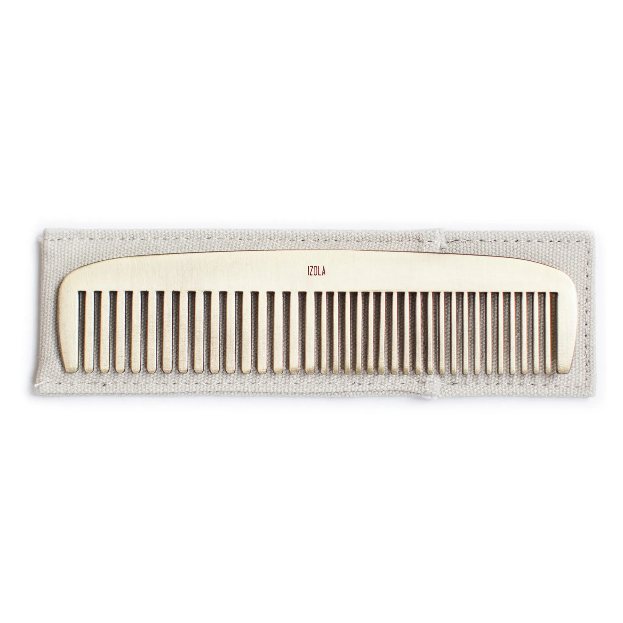 Not a Hair Out of Place Brass Comb