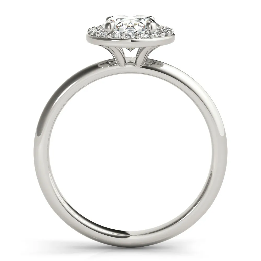 Oval Vienna Solitaire Diamond Engagement Ring Setting