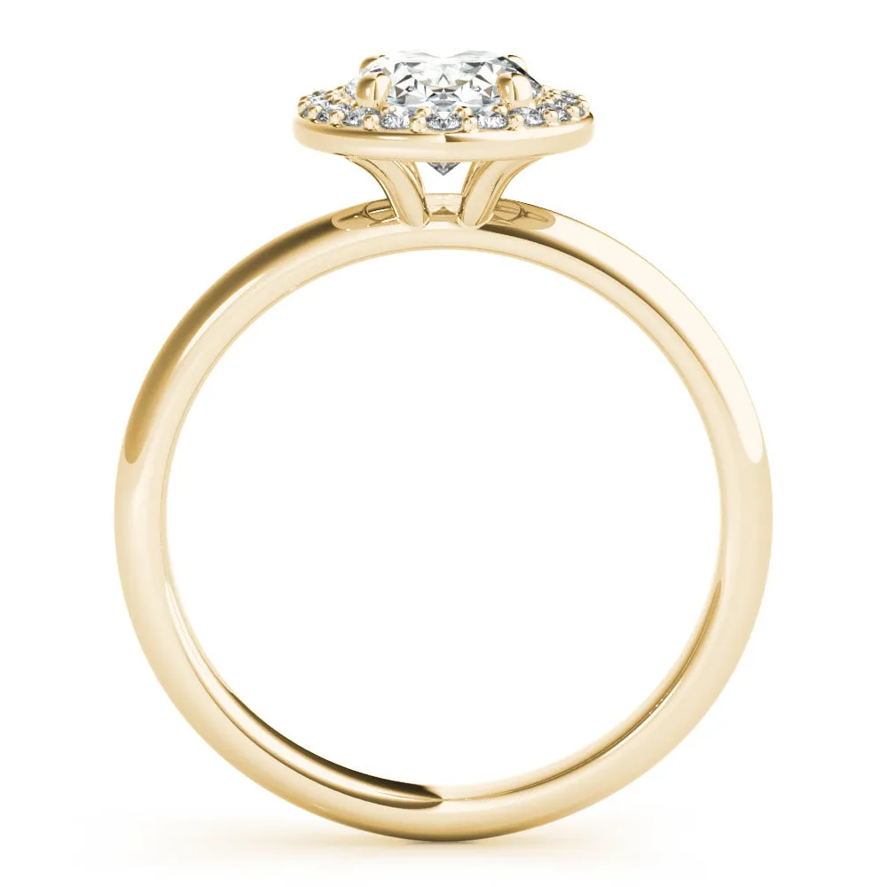 Oval Vienna Solitaire Diamond Engagement Ring Setting