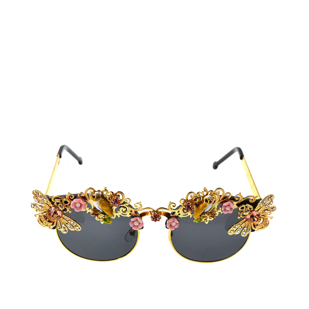 Pre Order:  Classical Diamond Inlaid Sunglasses