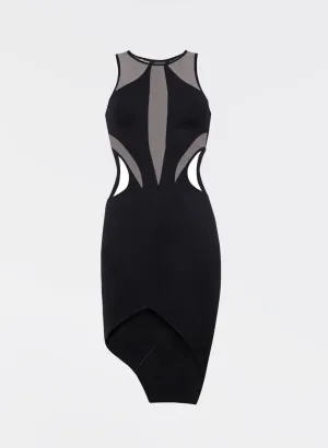 "Fin" Asymmetric Mini Dress