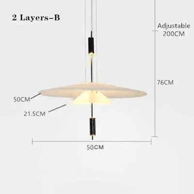 "Mansion Saucer LED Pendant Lamp - Denmark Design for Home Decor and Dining"