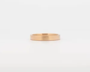 READY TO SHIP #341 Ethical Yellow Beach Gold Band - Narrow