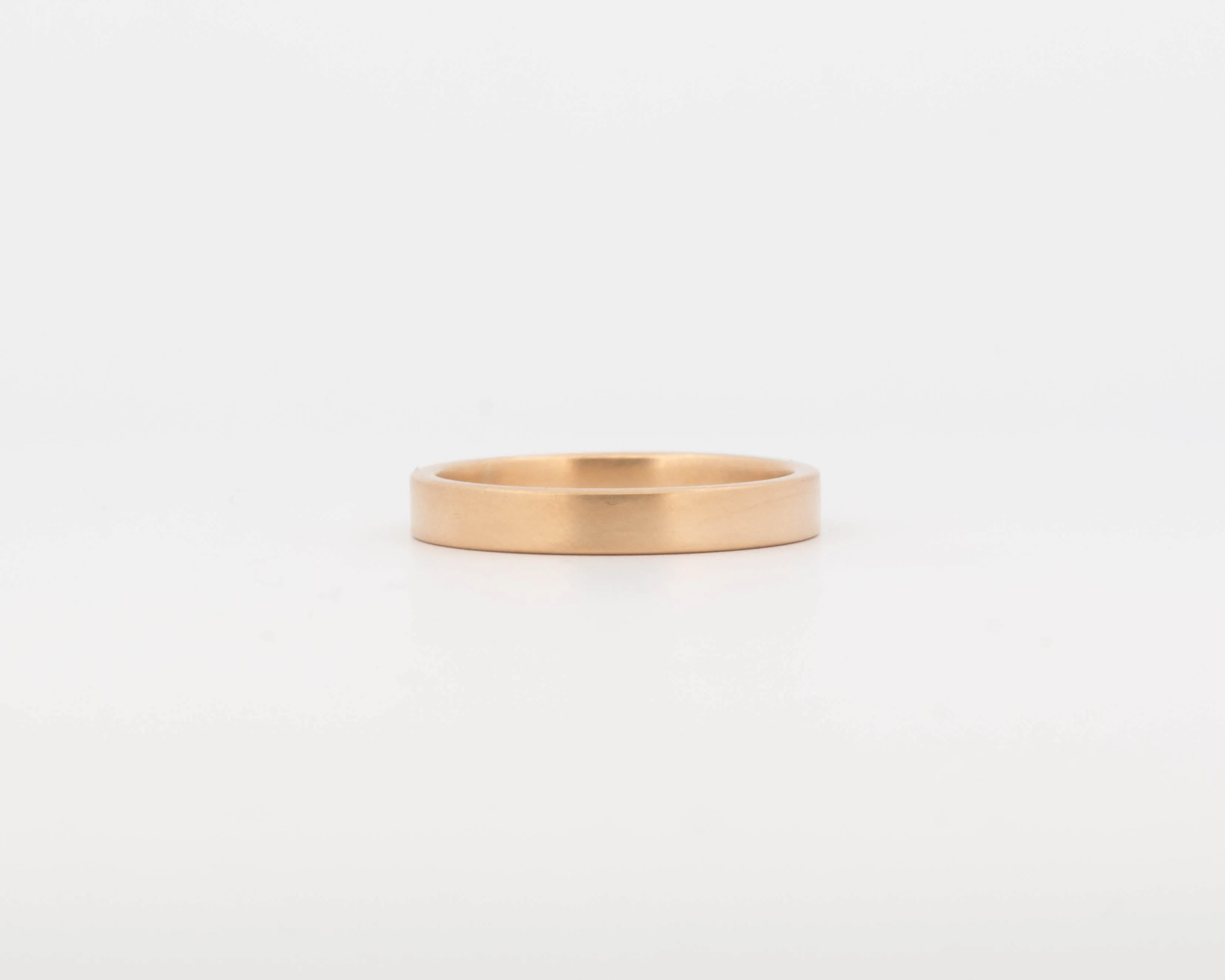 READY TO SHIP #341 Ethical Yellow Beach Gold Band - Narrow