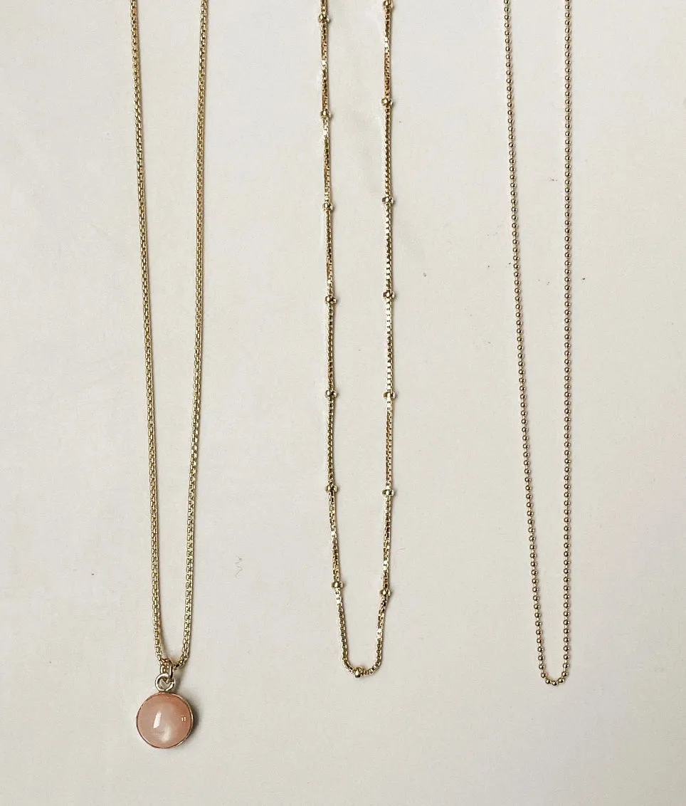 Rose Quartz - Brilliant Necklace - Raquel Rosalie