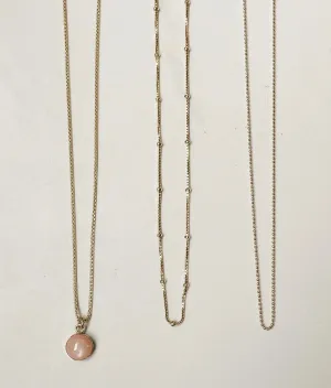 Rose Quartz - Brilliant Necklace - Raquel Rosalie