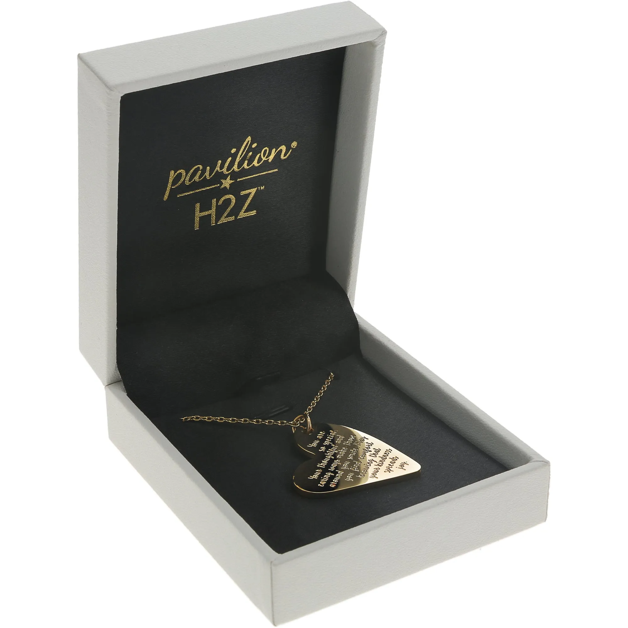 Special 18.5" Gold Plated Engraved Necklace