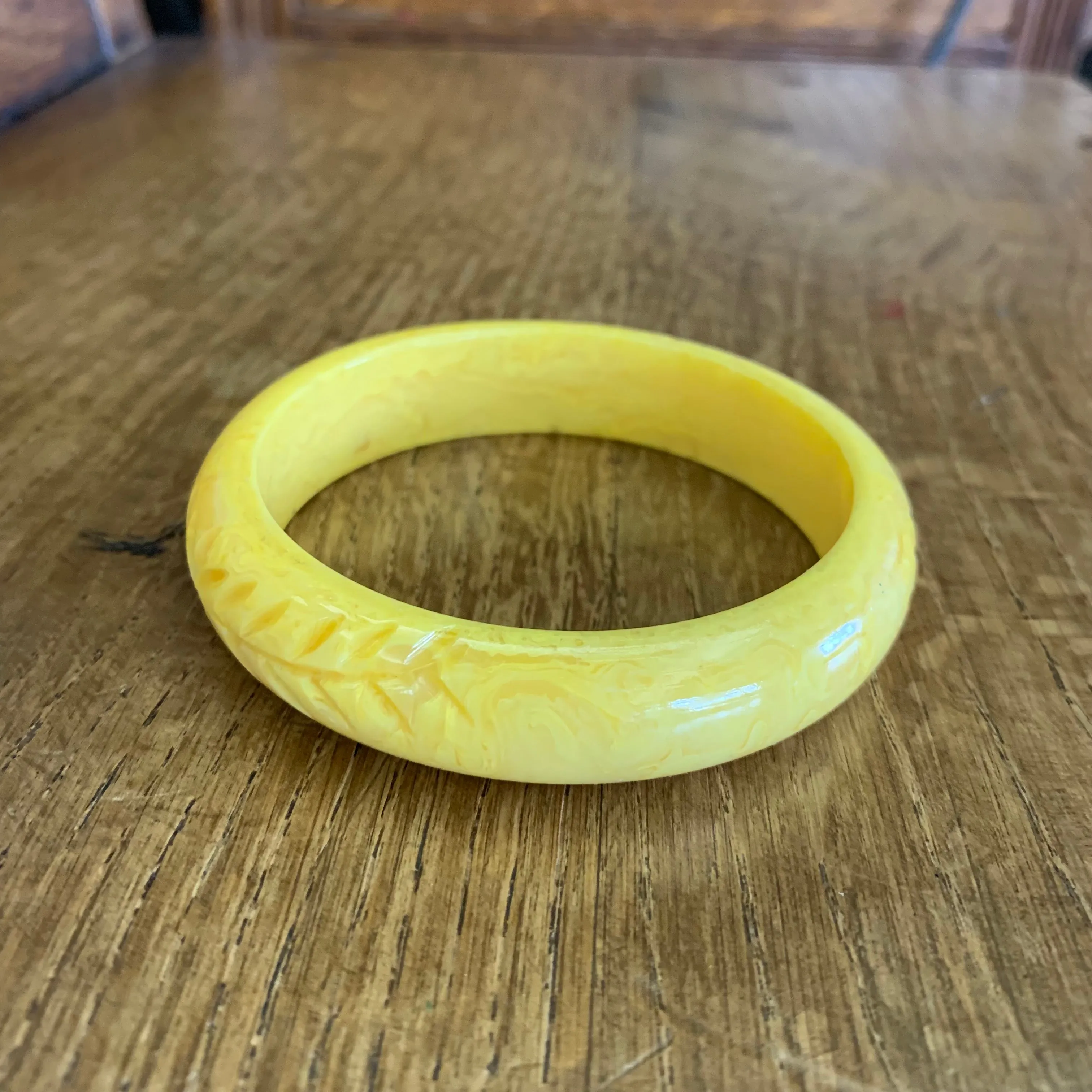 Splendette yellow marigold midi bangle