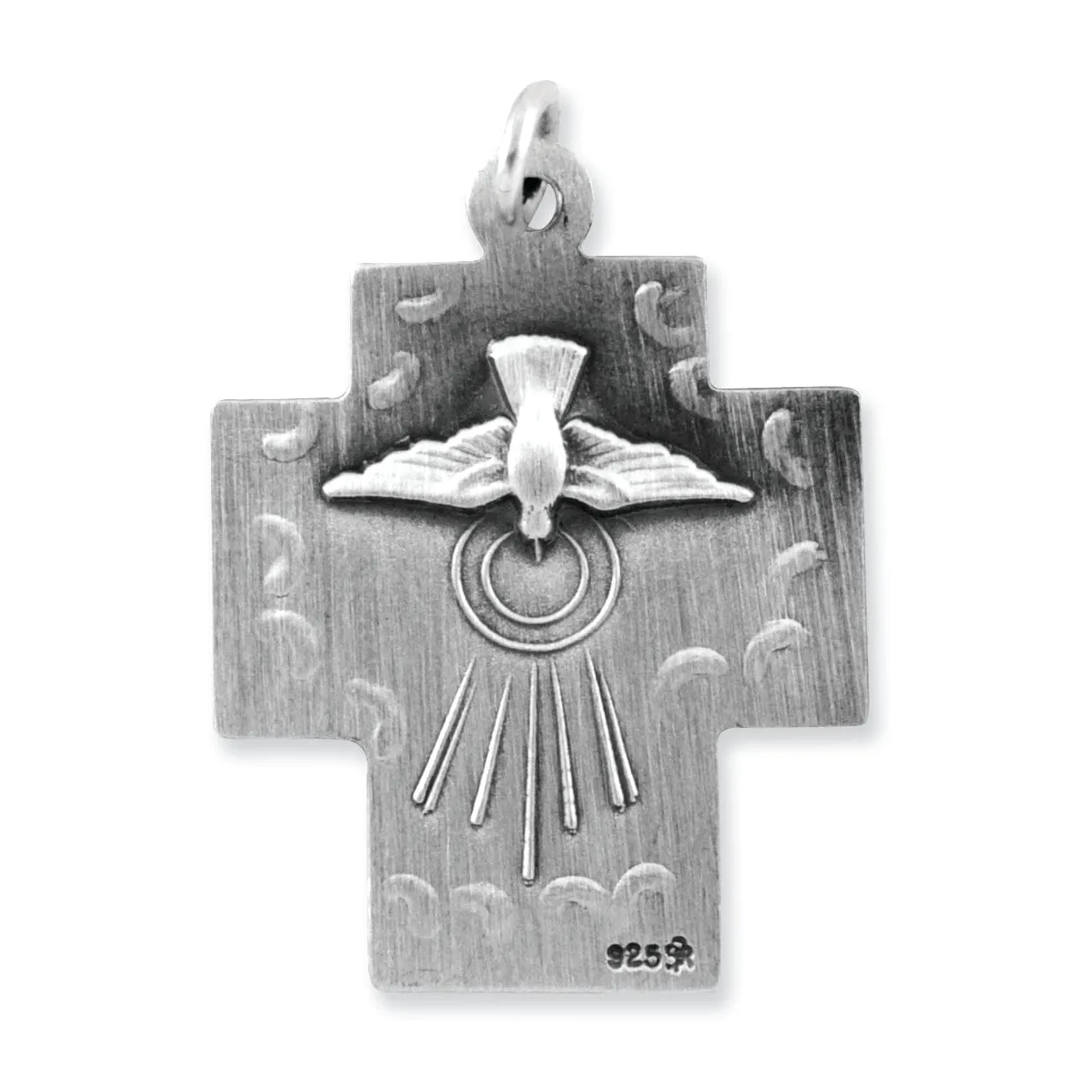 Sterling Silver Alpha Omega Cross Pendant