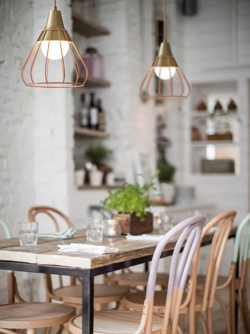 Svend Scandinavian Modern Chic Caged Pendant Lamp