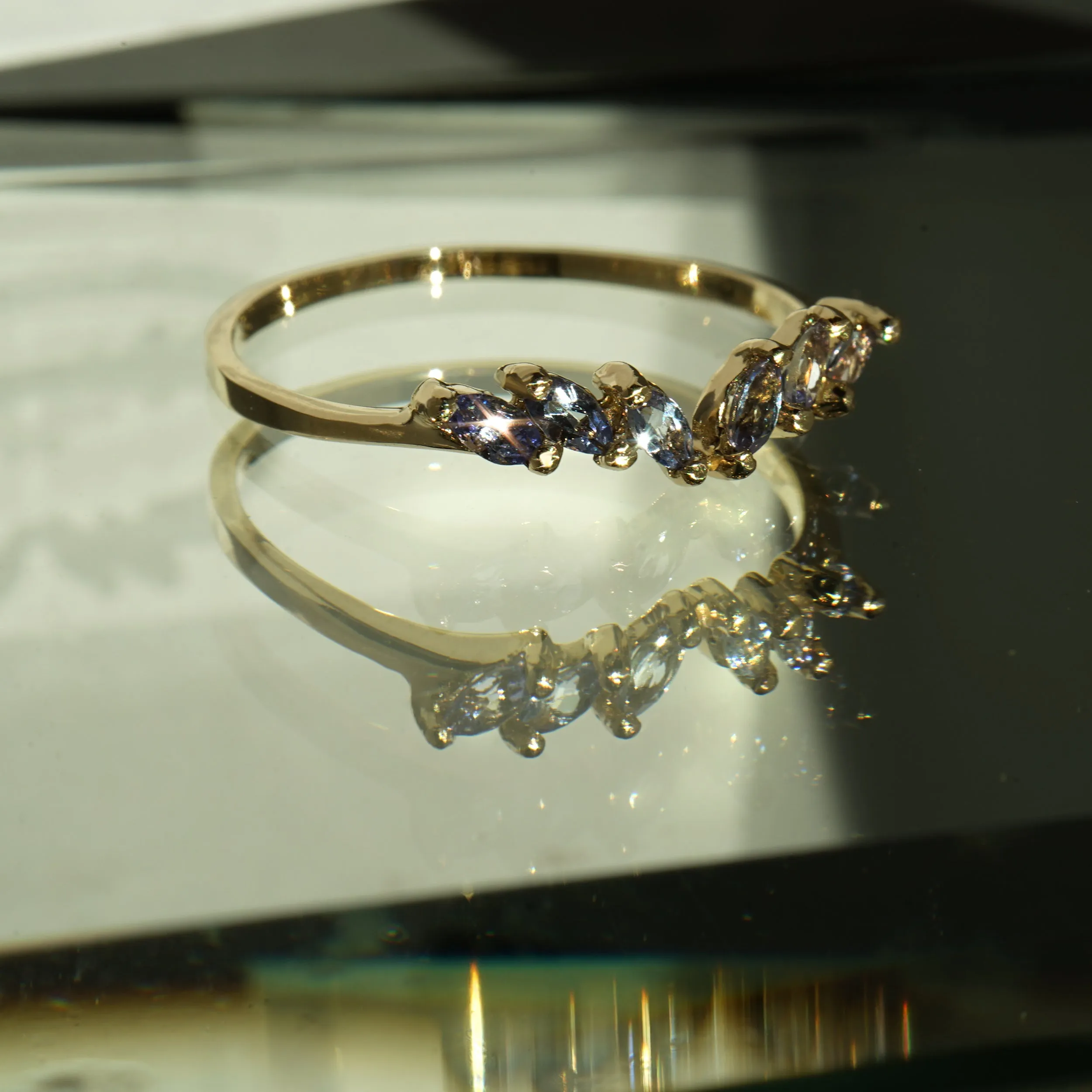 Tanzanite Jasmine Ring