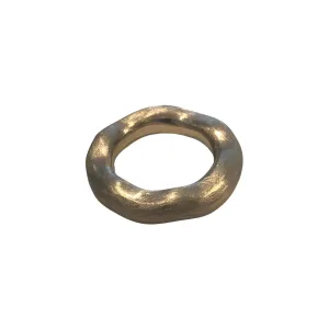 Thick Wavy Ring in 14k Gold