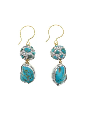 Turquoise Dangles Earrings EE010