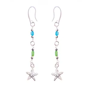 Turquoise Neve Starfish Earrings