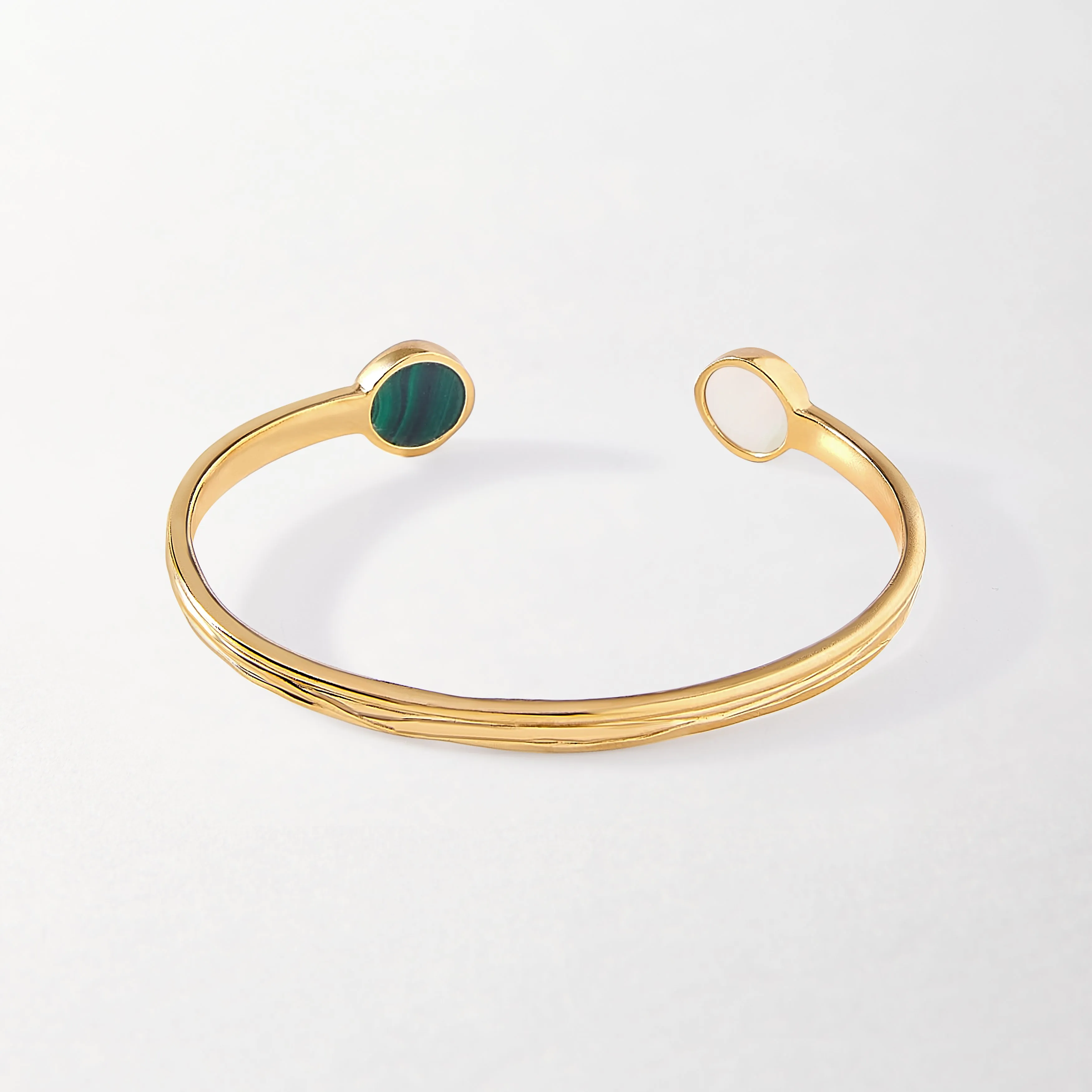 Victoria Malachite and Pearl Cuff