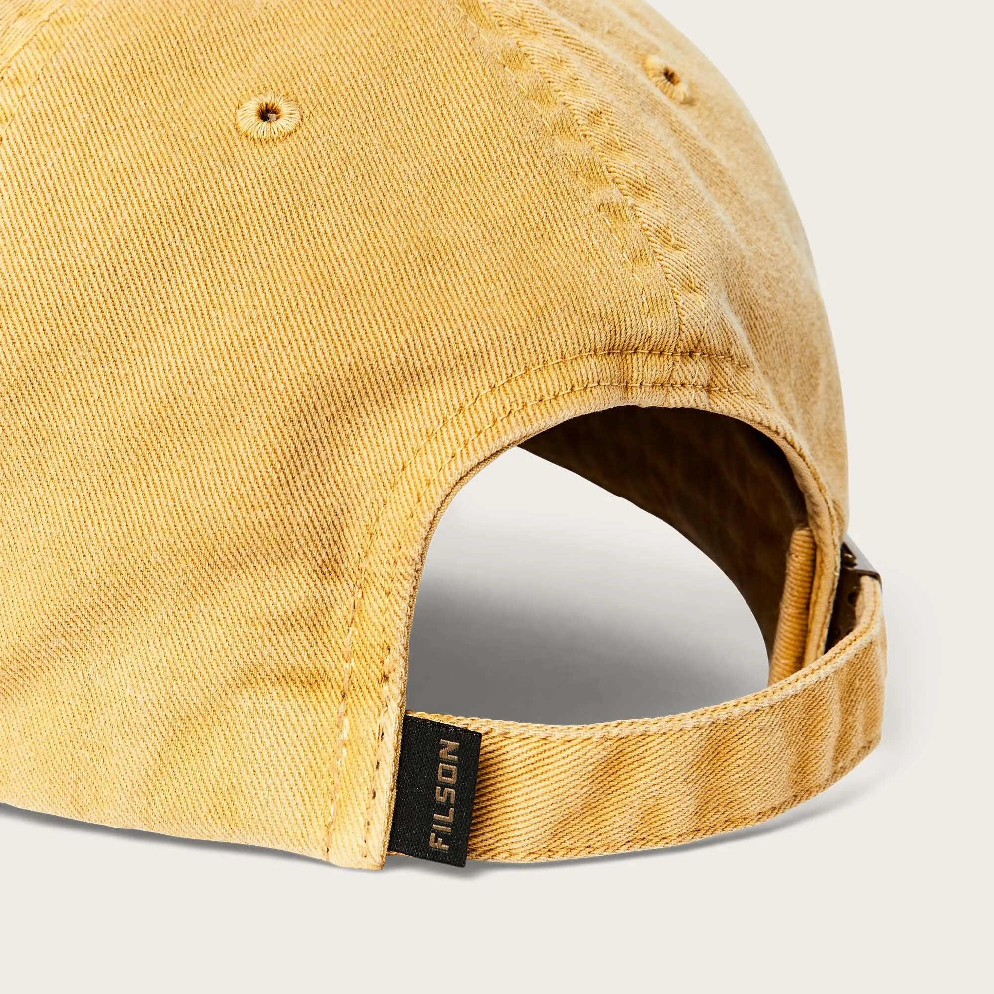 WASHED LOW-PROFILE LOGGER CAP