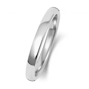 Wedding Band Platinum Soft Court 2mm-1.15 Wedding  Ring WP131M