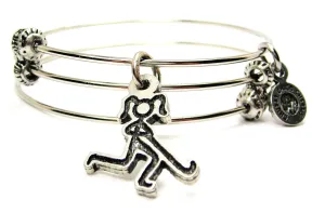 Weeping Angel Triple Style Expandable Bangle Bracelet