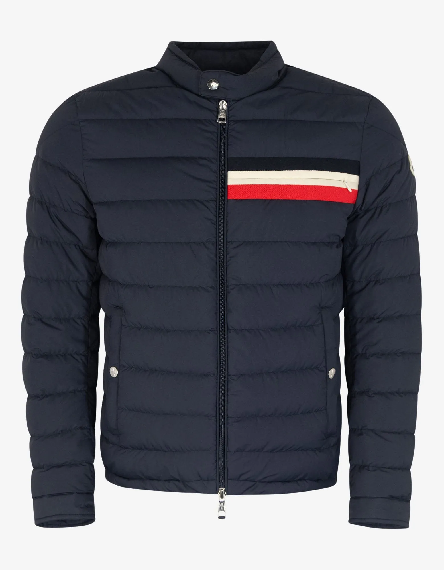 Yeres Navy Blue Nylon Down Jacket