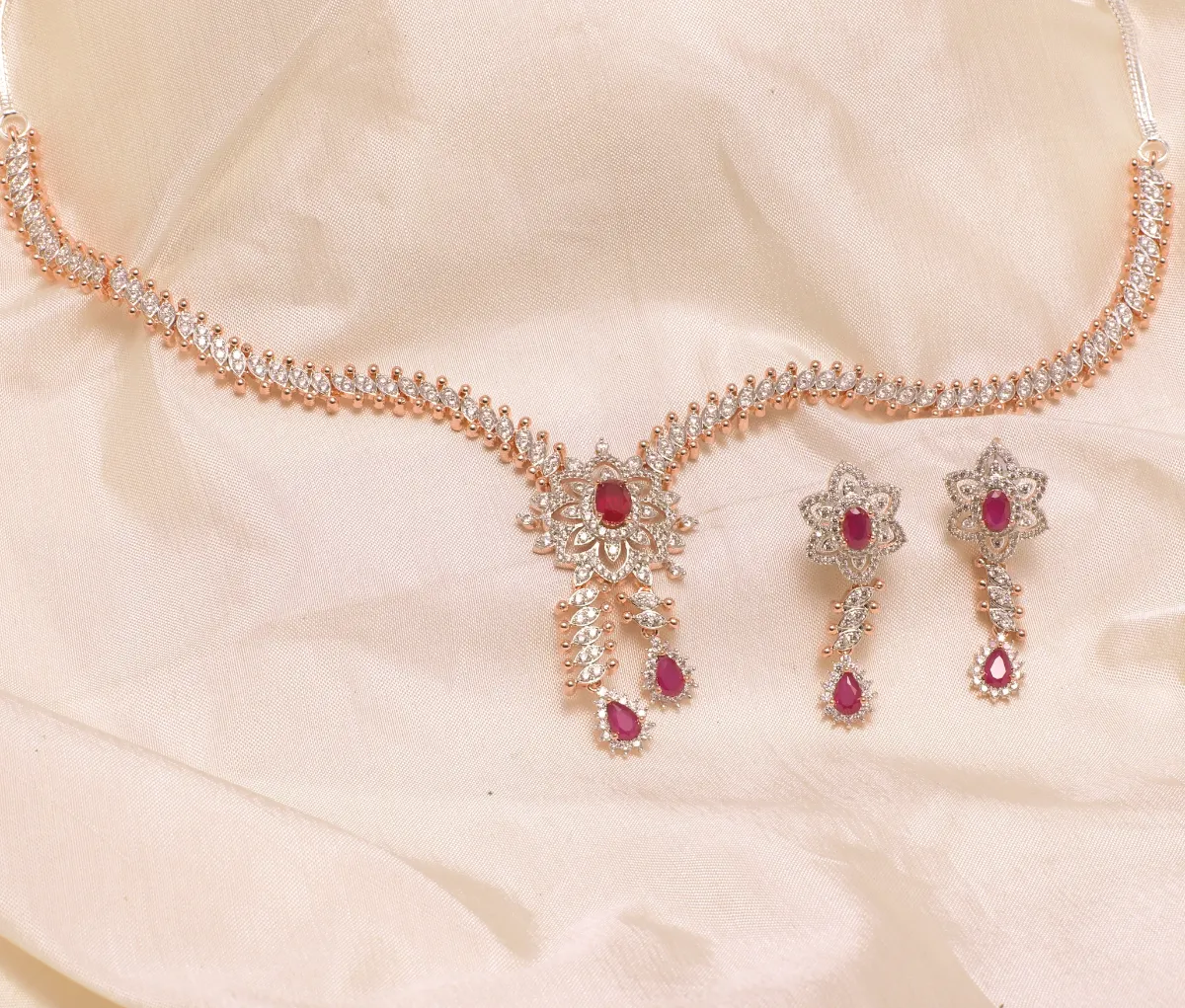 Zivah Nakshatra CZ Necklace Set