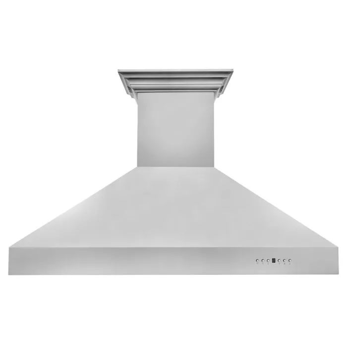 ZLINE 42 IN. Professional Wall Mount Range Hood in Stainless Steel with Built-In CrownSound® BlueTooth Speakers (667CRN-BT-42)