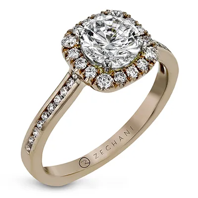 ZR22CHER Wedding Set in 14k Gold with Diamonds